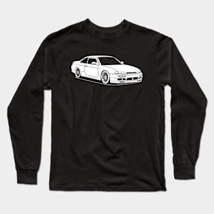 Jdm silvia white print 1 Long Sleeve T-Shirt